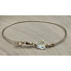 Bracelet goldfilled olivia bijouterie papillon cristal