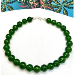 Choker Olivia Bijouterie Lyon croix-rousse Perles de Jade naturelle