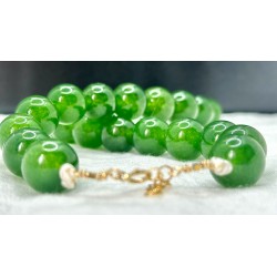 Choker perles de jade ras-le-cou olivia bijouterie Lyon Croix-Rousse