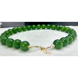 Choker perles de jade ras-le-cou olivia bijouterie Lyon Croix-Rousse