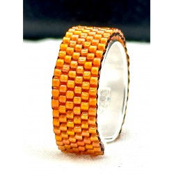 Bague Georgette Orange Vif