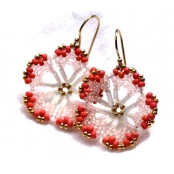 Fleurs cerisier japonais olivia bijouteir bijoux filés forgés et tissés en atelier à Lyon Croix rousse