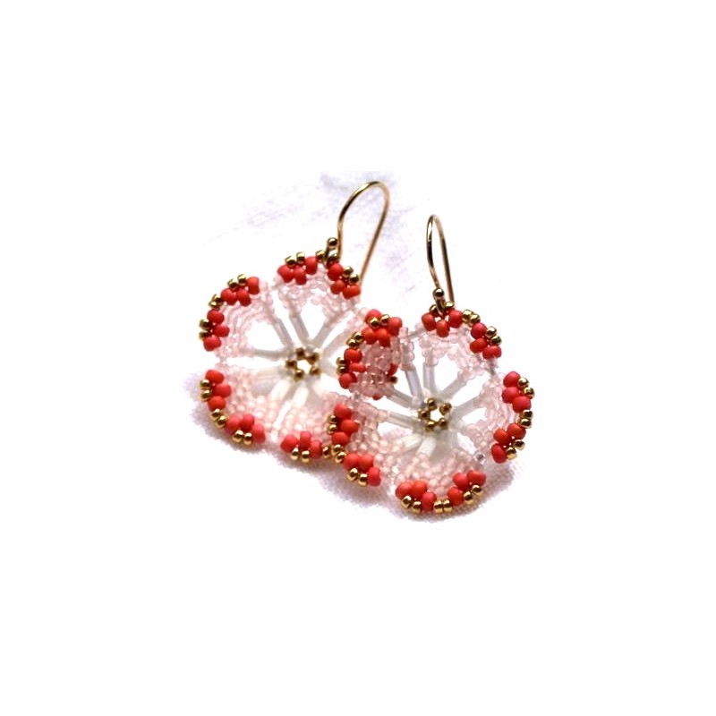 Fleurs cerisier japonais olivia bijouteir bijoux filés forgés et tissés en atelier à Lyon Croix rousse Fleurs cerisier japonais olivia bijouteir bijoux filés forgés et tissés en atelier à Lyon Croix rousse