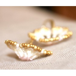 fleurs perles Miyuki Olivia bijouterie Lyon croix rousse bijoux filés forgés tissés main lyon 4 bijouterie artisanale