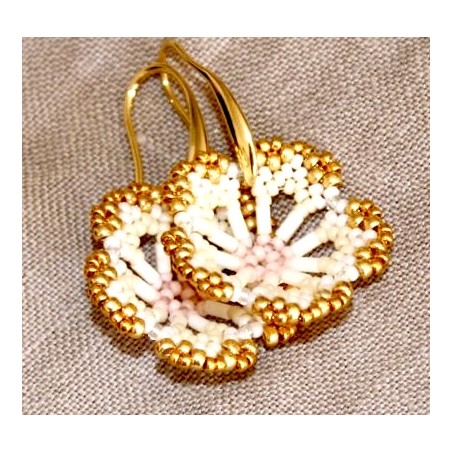 Fleur cerisier japonais olivia bijouterie Lyon croix rousse bijouterie artisanale pour bijoux filés et tissés
