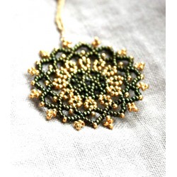 Médaillon Mandala Vert...