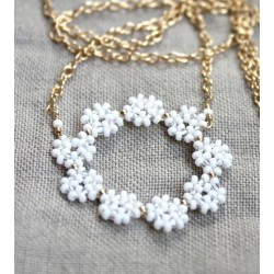 dentelle de perles olivia bijouterie lyon croix rousse bijoux filés tissés perles miyuki chaine goldfilled 14k