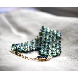 Bracelet olivia bijouterie bracelet tissé avec des perles miyuki atelier lyon croix rousse