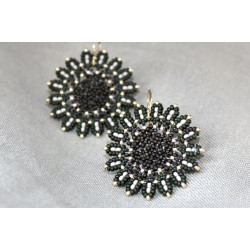 boucles d'oreilles en sandale Olivia bijouterie lyon croix rousse atelier de tissage et bijoux tiss