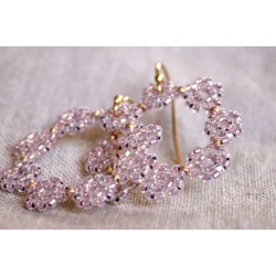 Couronne de fleur Rose Pale