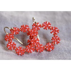 Couronne de fleur Rouge Vif