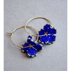 Acier inoxydable 316L olivia bijouterie fleur dentelle perles miyuki tissage et renfilage à la croix rousse