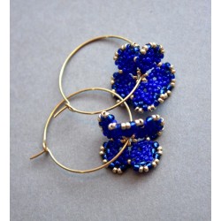 Acier inoxydable 316L olivia bijouterie fleur dentelle perles miyuki tissage et renfilage à la croix rousse