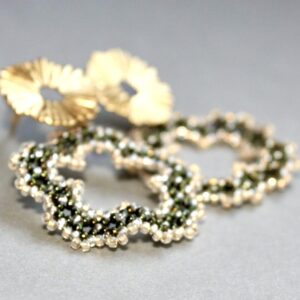 Soleil de Fleur Vert / Blanc