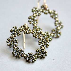 Couronne de fleur Vert Brillant