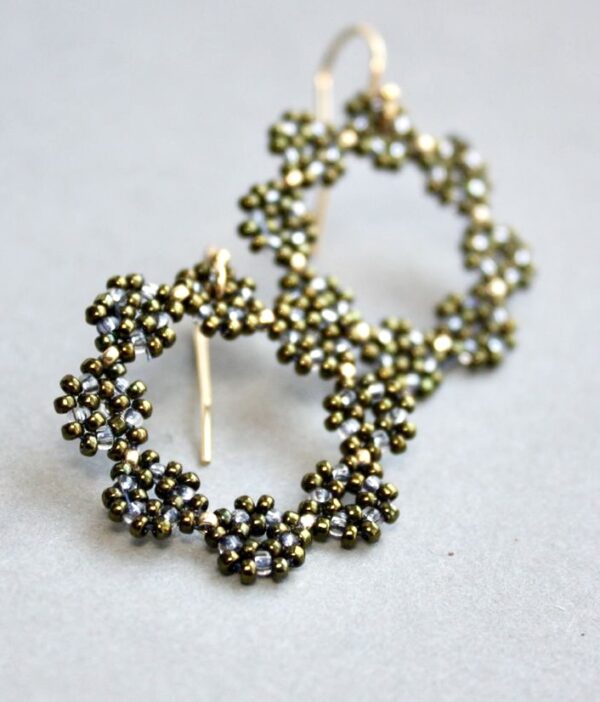 Couronne de fleur Vert Brillant