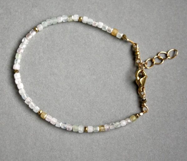 Morganite Carrée à Facettes