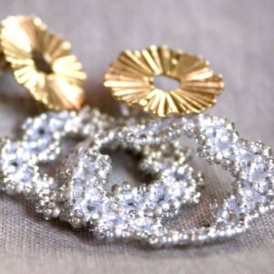 Soleil de Fleur Gris / Blanc