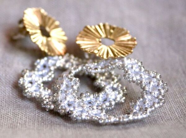 Soleil de Fleur Gris / Blanc