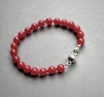 Rubis chauffé et Perle Argent