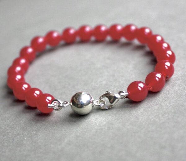 Rubis chauffé et Perle Argent