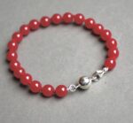 Rubis chauffé et Perle Argent