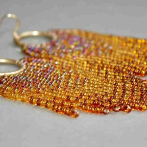 Boucles Perles de Rocailles Olivia Bijouterie