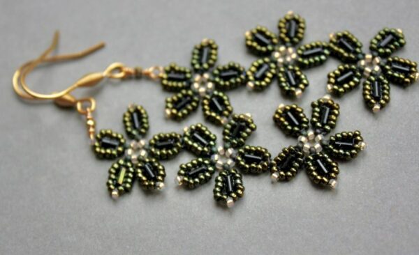 Trois Fleurs Vert Olive