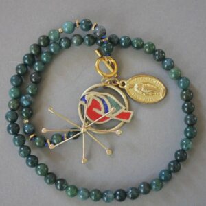 Collier Protecteur Oiseau Emaillé OLIVIA BIJOUTERIE