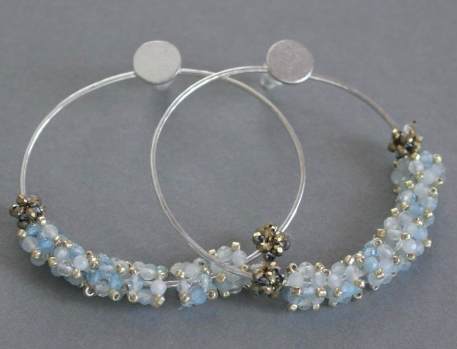 Couronne de Fleurs Aigue Marine