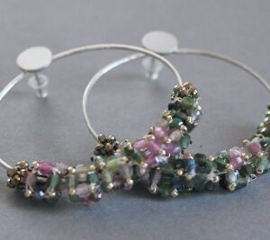 Couronne de fleurs en pierres fines Olivia Bijouterie Tourmaline Lyon Croix rousse