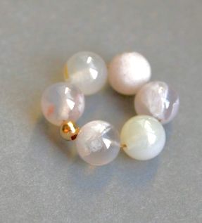 Agate Fleur de cerisier AA Olivia Bijouterie