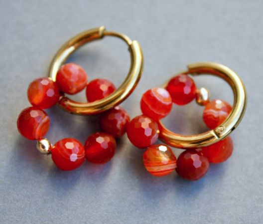 Créoles Agate Rubanée AA