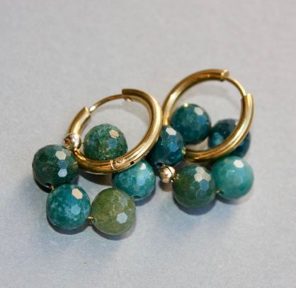 Créoles Agate Mousse AA