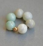 Fleur Pierre Fine Pour Créole - Amazonite Multicolore du Brésil AB