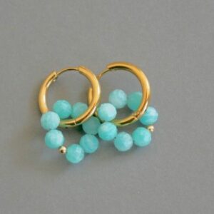 Créoles Amazonite du Pérou AA