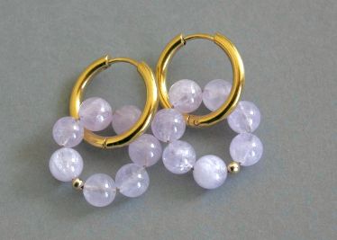 Créoles Améthyste Lavande AA