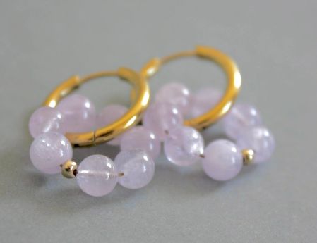 Créoles Améthyste Lavande AA