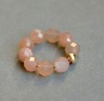 Fleur Pierre Fine Pour Créole - Pierre de Lune AA