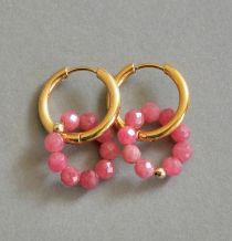 Créoles Rhodolite du Brésil AAA