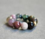 Fleur Pierre Fine Pour Créole - Tourmaline Multicolore A