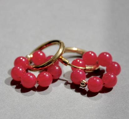 Créoles Rubis Chauffé AA